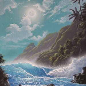 Evening in Hawaii - 16"x 20" - Original Artwork - Free US Shipping