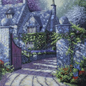 Ivy Manor - 16"x 20" - Original Artwork - Free US Shipping
