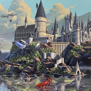 The Magical World of Harry Potter - 30"x 40" - Original Artwork - Free US Shipping