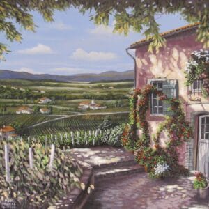 Tuscan Countryside - 16"x 20" - Original Artwork - Free US Shipping