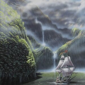 Voyage Beyond - 18"x 24" - Original Artwork - Free US Shipping